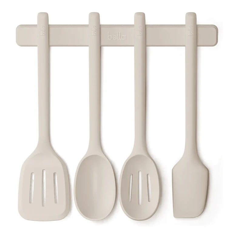5-Piece Kitchen Tool Set with Magnetic Rack